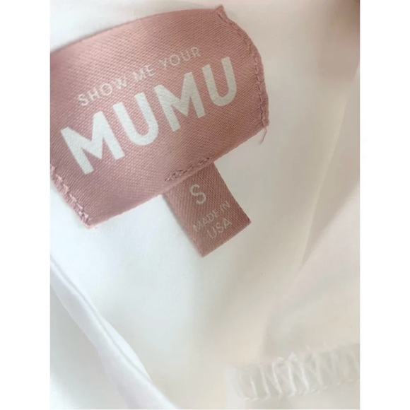 Show Me Your Mumu Jasmine Halter Mini Ivory - Picture 5 of 5